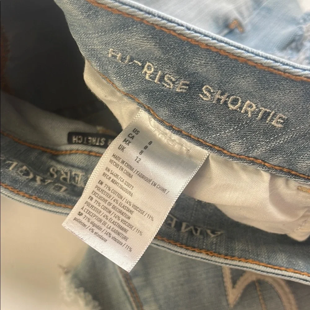 American Eagle Distressed‎ Denim Shorts
